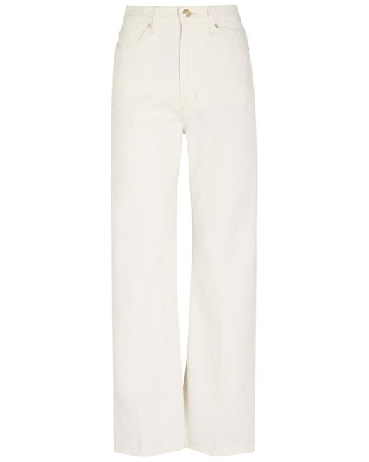 RÙADH White The Quinn Straight-Leg Jeans