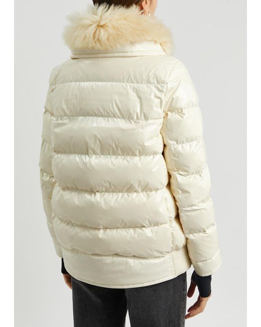 3 MONCLER GRENOBLE Natural Arabba Quilted Shell Jacket