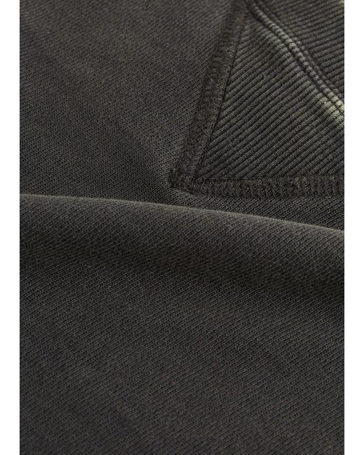 Entire studios Black Faded Cotton Sweatshirt for men