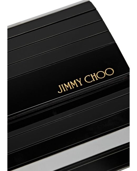 Jimmy Choo Black Sweetie Acrylic Clutch