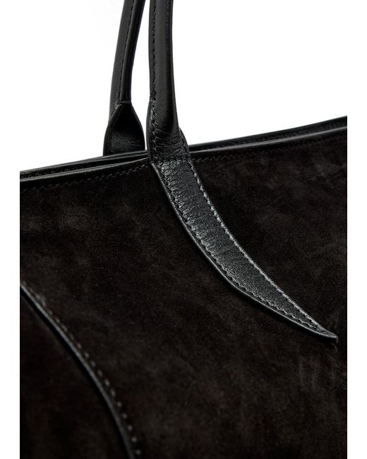 Metier Black Incognito 42 Suede Tote Bag