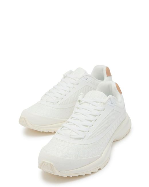 Now You Live White Yh 203 Hybrid Mesh Sneakers