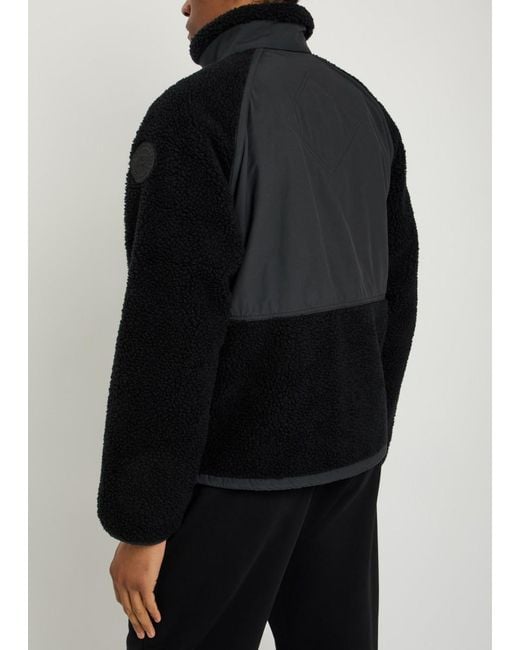 Canada Goose Black Westport Panelled Fleece Jacket for men