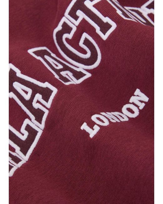 Tala Logo-Embroidered Hooded Cotton-Blend Sweatshirt