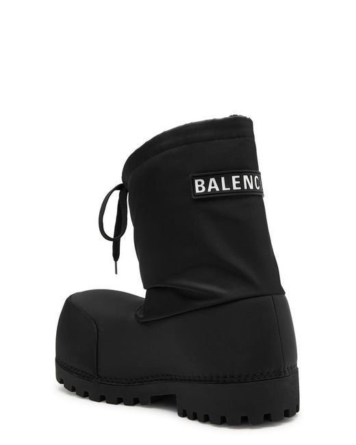 Balenciaga Black Alaska Nylon Snow Boot