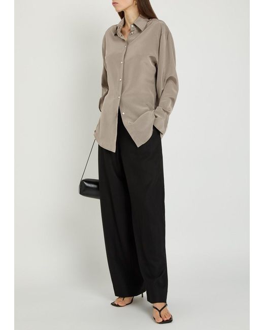 Rohe Natural Open Sleeve Striped Woven Shirt
