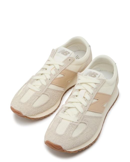 New Balance White 471 Panelled Mesh-Knit Sneakers