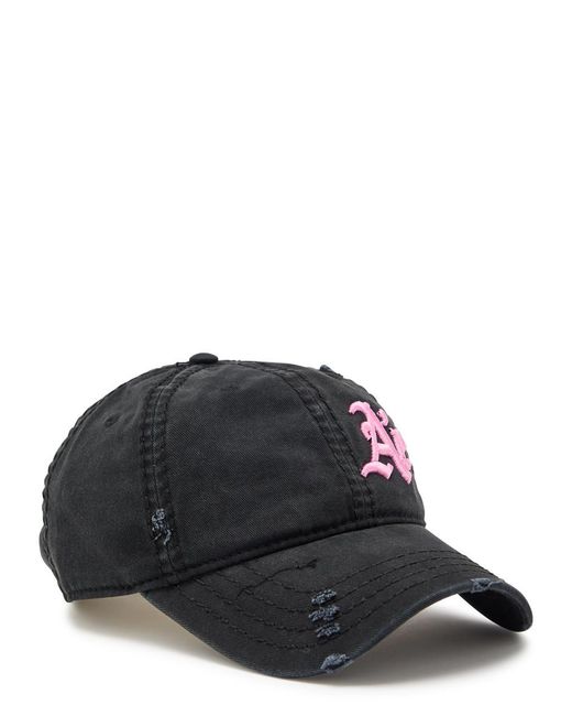 AARON ESH Black After Party Distressed Cotton Cap