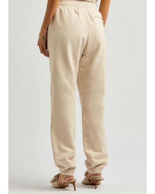 Jacquemus Natural Le jogging Logo Cotton Sweatpants