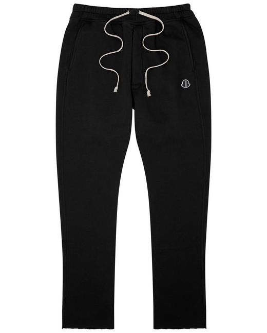 Rick Owens Black X Moncler Berlin Cotton Sweatpants for men