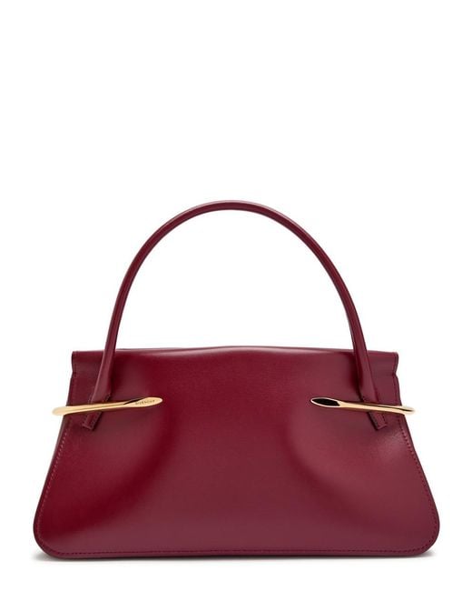 Givenchy Red Pinch Medium Leather Top Handle Bag
