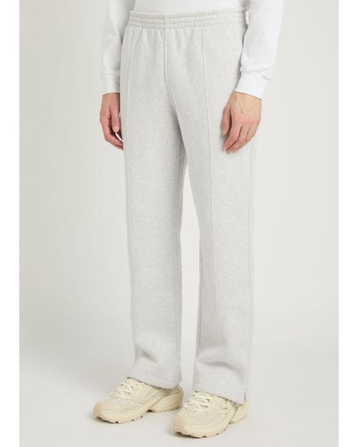 Represent White Initial Straight-Leg Sweatpants for men