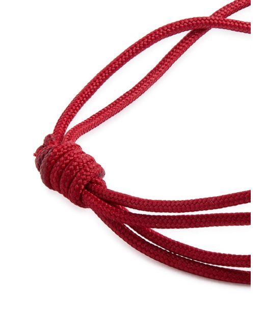 Aliita Red Mini Corazon Cord Bracelet