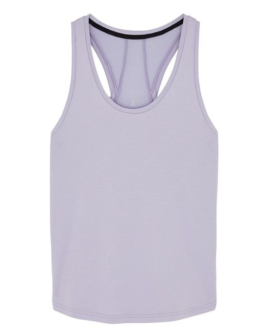 On Shoes Purple Focus Stretch-Jersey Tank