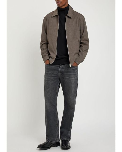 Wax London Brown Eldon Houndstooth Jacket for men