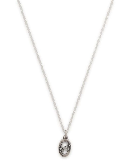 Twojeys Metallic Link Stars Pendant Sterling Necklace for men