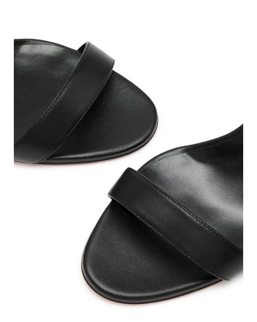 Christian Louboutin Black Loubigirl 85 Leather Sandals