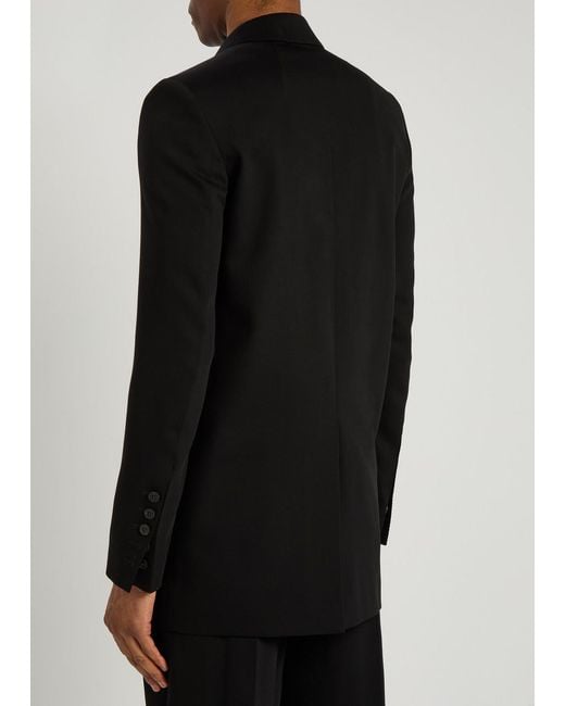 Rick Owens Black Concordian Wool Blazer for men