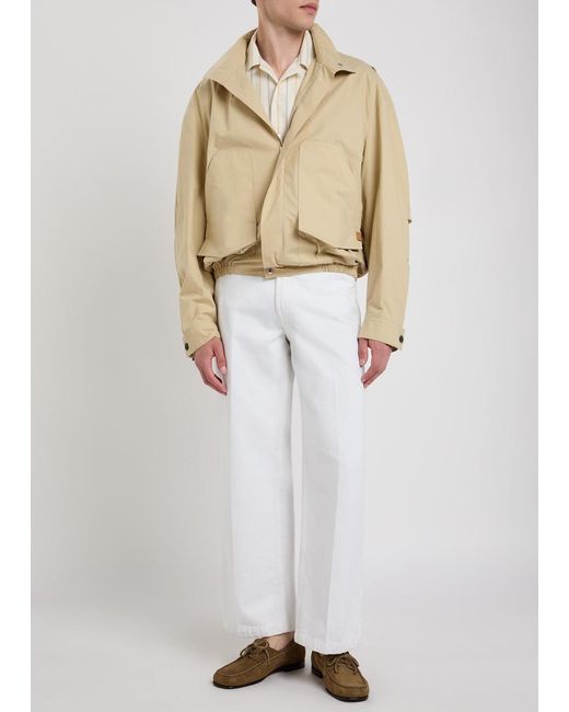 Calvin Klein Natural Donald Patch-Pocket Cotton Jacket for men