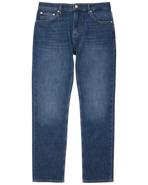 FRAME Blue Straight-leg Jeans for men
