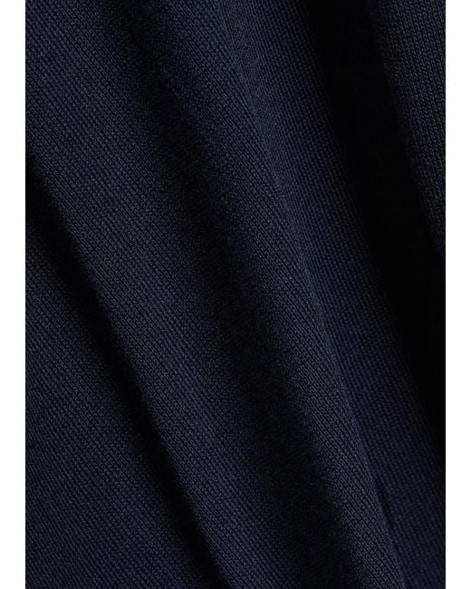 Lardini Blue Fine-Knit Cotton T-Shirt for men