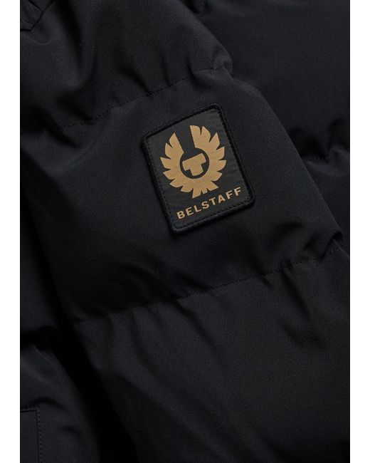 Belstaff Black Pendulum Padded Shell Coat for men