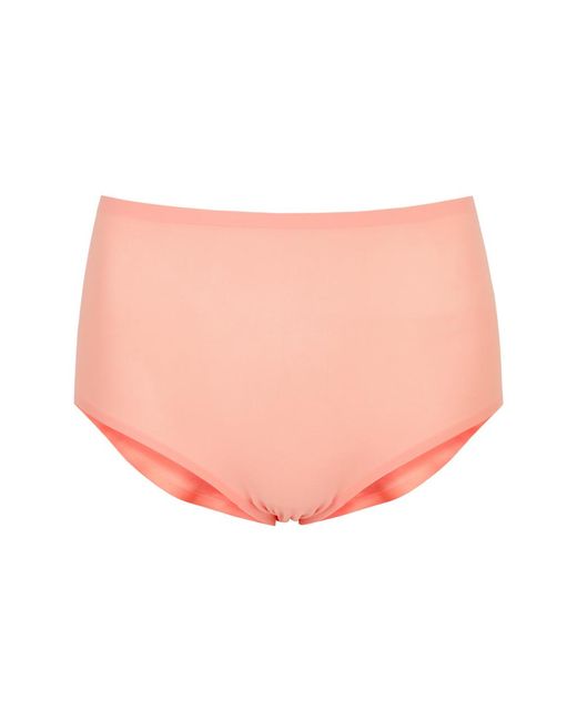 Chantelle Pink Soft Stretch High-waist Briefs