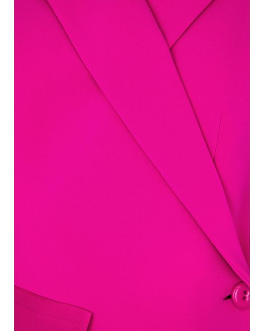 Stine Goya Pink Amena Wrap-Effect Blazer