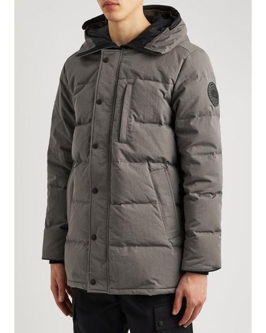 Canada Goose Carson Quilted Cotton-blend Parka in Gray for Men | Lyst