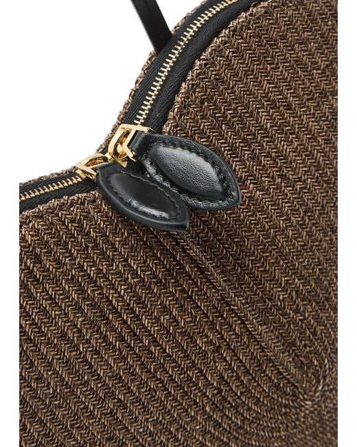 Alaïa Natural Le Coeur Woven Cross-Body Bag