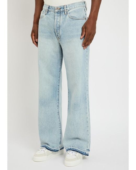 GALLERY DEPT. Blue Melrose Wide-Leg Jeans for men