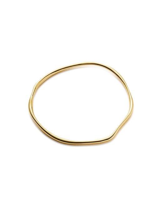 Missoma White Molten Ripple 18Kt Vermeil Bangle