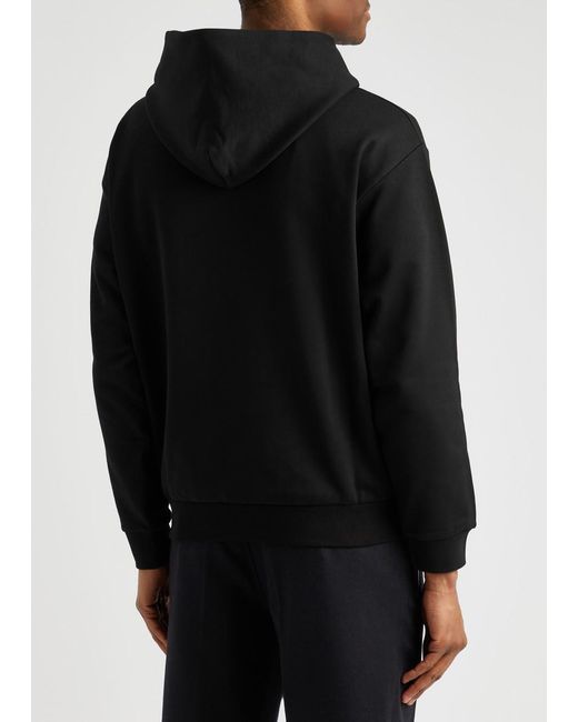 Vivienne Westwood Black Time Machine Hooded Cotton Sweatshirt for men