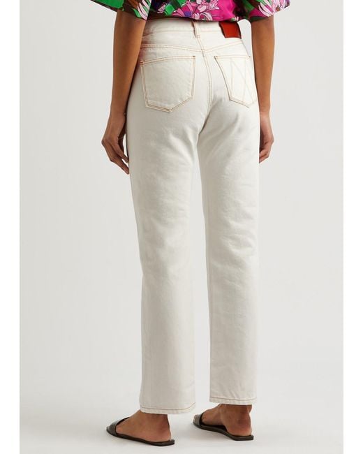Moncler White Slim-leg Jeans