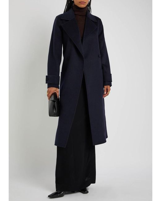 Joseph Blue Arline Wool And Cashmere-Blend Coat