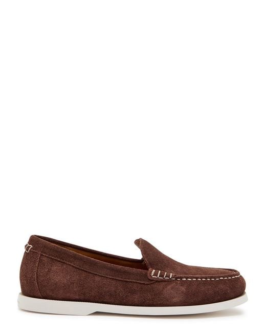 Polo Ralph Lauren Brown Merton Suede Loafers for men