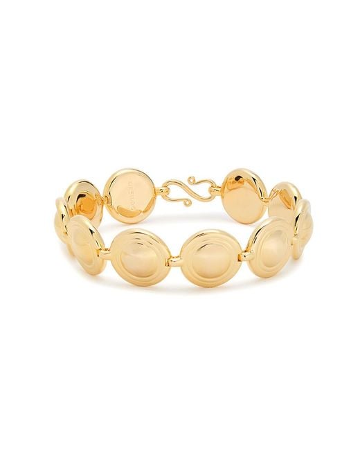 LIE STUDIO White The Liv 18Kt-Plated Bracelet