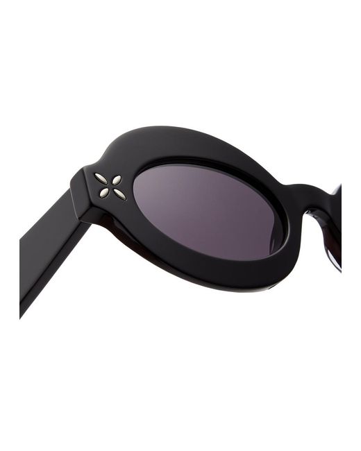 Alaïa Black Alaïa Petal Oval-frame Sunglasses