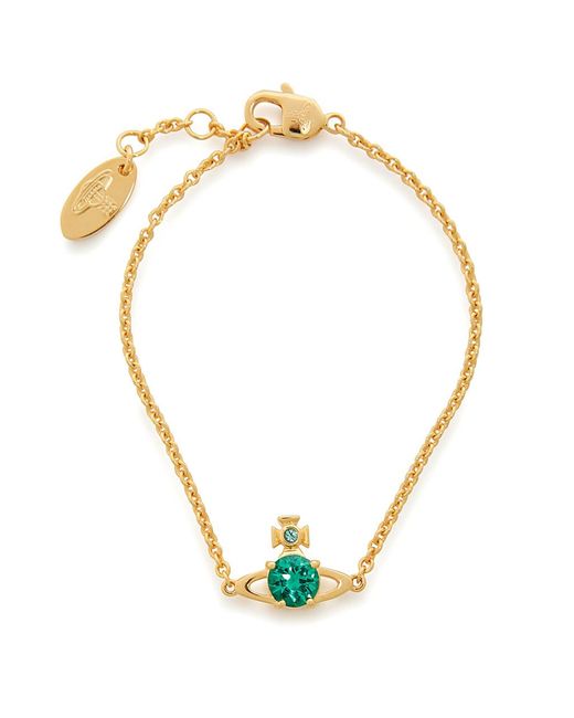 Vivienne Westwood Metallic Reina Small Orb Bracelet