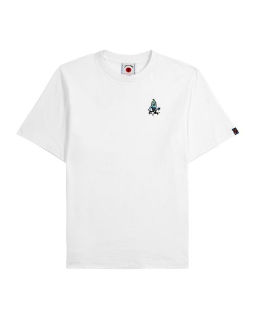 ICECREAM White Skate Cone Embroidered Cotton T-shirt for men