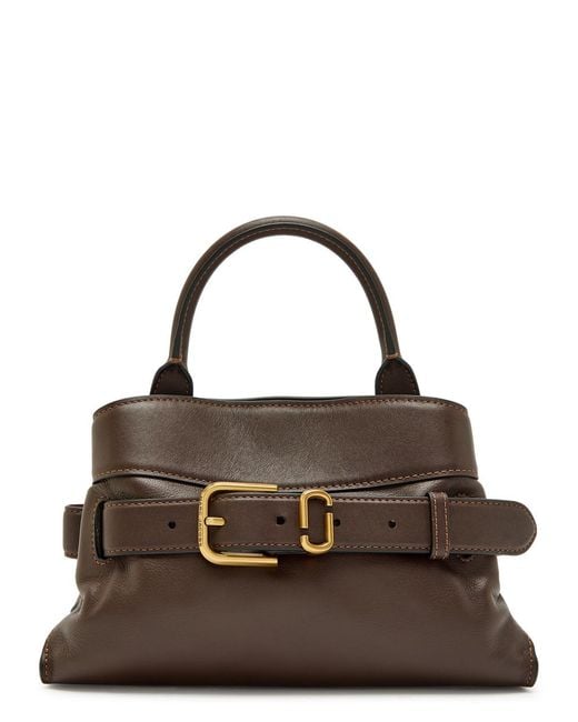 Marc Jacobs Brown The Satchel Small Leather Satchel Bag