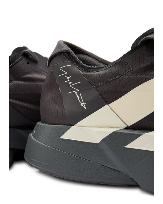 Y-3 Black X Adidas Adios Pro 4 Mesh Sneakers for men