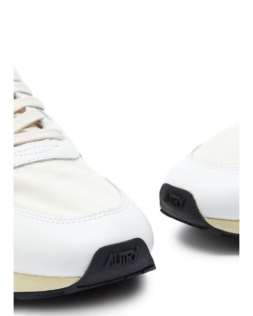 Autry White Reelwind Panelled Nylon Sneakers for men