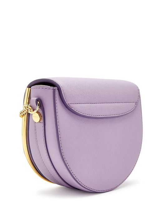 See By Chloé Purple Mara Leather Cross-body Bag