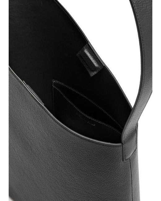 Aesther Ekme Black Demi Lune Grained Leather Tote