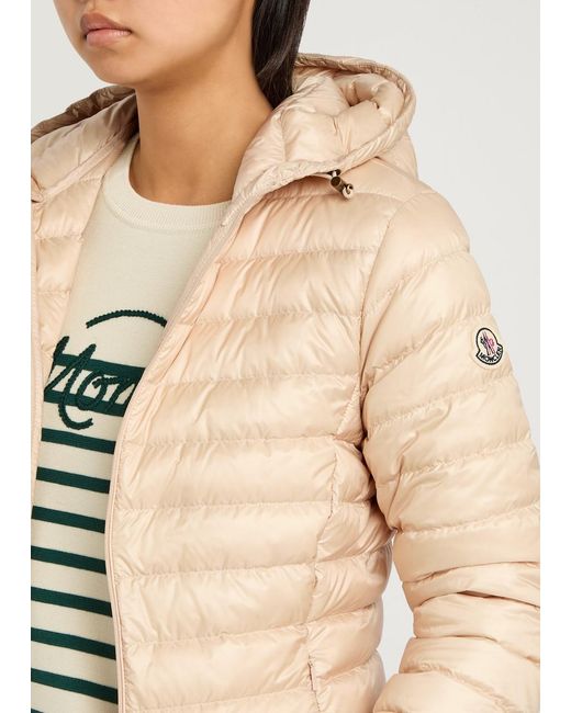 Moncler Natural Igelhood Padded Hooded Nylon Jacket
