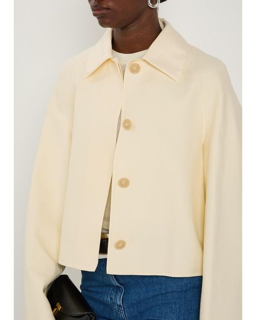 Another Tomorrow Natural Cotton Jacket