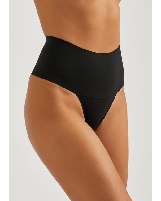 Spanx Black Undie-tectable Seamless Thong
