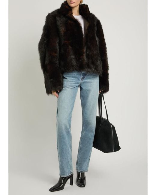 Totême  Black Shearling Jacket