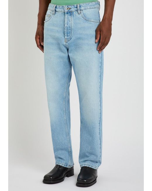 Studio Nicholson Blue Riso Straight-Leg Jeans for men